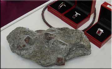garnet ore and finished products