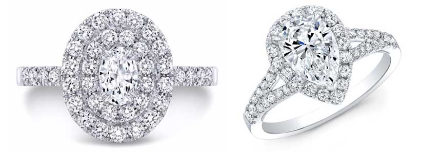 two diamond rings